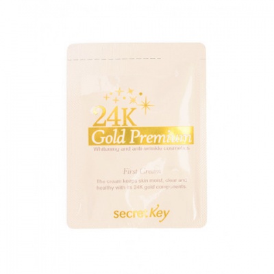 Крем для лица  питательный пробник Secret Key 24K Gold Premium First Cream Pouch