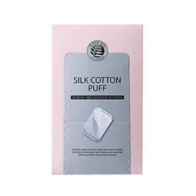 Спонжи косметические шелковые The Saem Silk Cotton puff