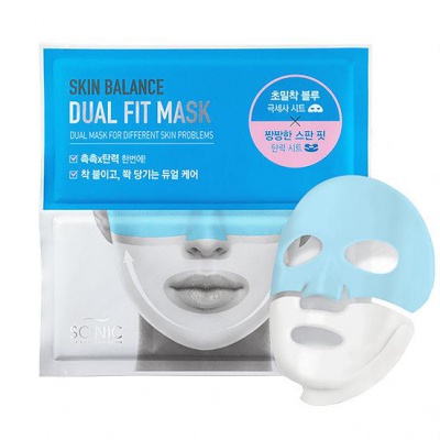 Двухфазная маска для лица Scinic Balance Dual Fit Mask