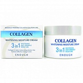 Крем отбеливающий увлажняющий с коллагеном Enough Collagen Whitening Moisture Cream 3 in 1
