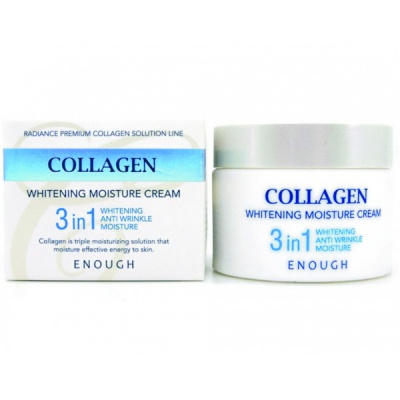 Крем отбеливающий увлажняющий с коллагеном Enough Collagen Whitening Moisture Cream 3 in 1