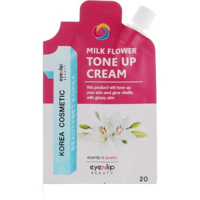 Крем для лица осветляющий Eyenlip Pocket Milk Flower Tone Up Cream