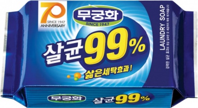 Мыло хозяйственное Mukunghwa 99% Sterilization Laundry Soap 