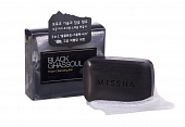 Мыло-пенка для лица Missha Black Ghassoul Foam Cleansing Bar
