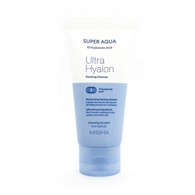 Пенка для умывания Missha Super Aqua Ultra Hyalron Cleansing Foam
