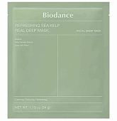 Маска гидрогелевая с морскими водорослями Biodance Refreshing Sea Kelp Real Deep Mask