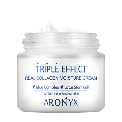 Крем для лица с морским коллагеном Aronyx Triple Effect Real Collagen Moisture Cream