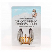 Маска тканевая с паровым кремом Elizavecca Silky Creamy donkey Steam Cream Mask Pack