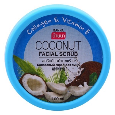Скраб для лица кокос Banna Coconut Facial Scrub