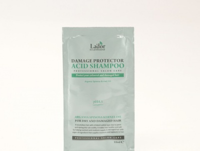 Шампунь для волос с аргановым маслом пробник La'dor Damaged Protector Acid Shampoo Pouch