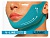 Маска-бандаж для коррекции овала лица с охлаждающим эффектом L'Sanic V-Line Cooling Lifting Face Mask, 20г