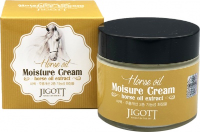Крем увлажняющий с лошадиным маслом Jigott Horse Oil Moisture Cream