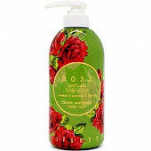 Лосьон для тела парфюмированный с экстрактом розы Jigott Rose Perfume Body Lotion, 500ml