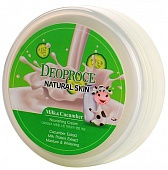 Крем для лица питательный Deoproce Natural Skin Nourishing Cream Milk Cucumber 