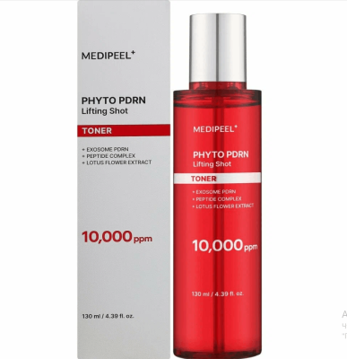 Тонер для лица с эффектом лифтинга ПЕПТИДНЫЙ с ПДРН MEDI-PEEL Phyto Exosome PDRN Lifting Shot Toner, 130 мл