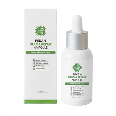 Сыворотка для лица ампульная восстанавливающая с пептидами Pekah Derma repair ampoule