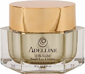 Крем для кожи вокруг глаз коллоидным золотом и слизью улитки Adelline 24K Gold Snail Eye Cream