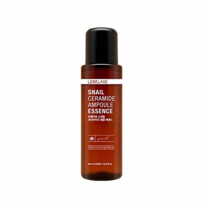 Эссенция для лица с керамидами и улиточным муцином LEBELAGE SNAIL CERAMIDE AMPOULE ESSENCE, 500м