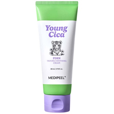 Крем с ПДРН и центеллой успокаивающий MEDI-PEEL YOUNG CICA PDRN TROUBLE SOOTHING CREAM, 80мл
