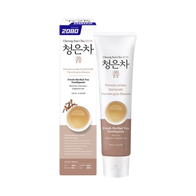 Зубная паста гелевая Восточный чай с экстрактами мяты и трав 2080 Dr. Clinic Toothpaste,122гр