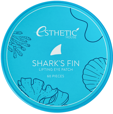 Патчи гидрогелевые для глаз плавник акулы Esthetic House Shark's Fin Lifting Eye Patch