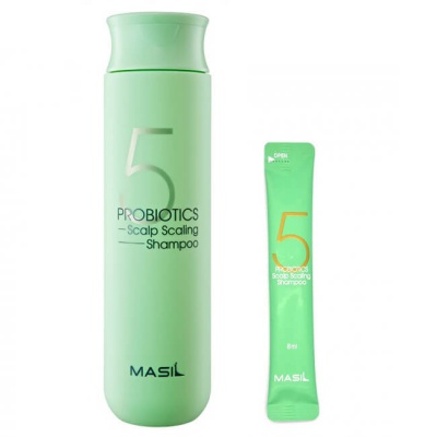 Шампунь для волос с пробиотиками Masil 5 Probiotics Scalp Scaling Shampoo